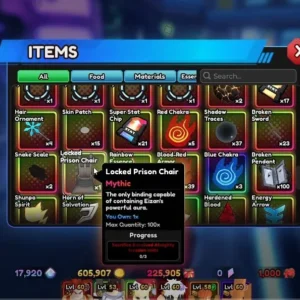 How to Get Prison Chair in Anime Vanguards